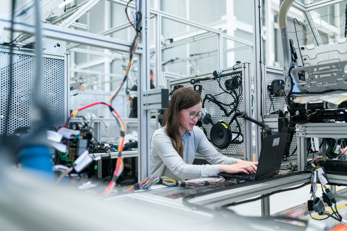 Modern CNC machining and precision manufacturing equipment